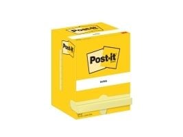 3M 7100290168, Rektangel, Gult, 76 mm, 102 mm, 100 ark