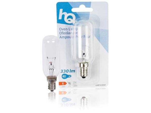 HQ O12HQ4, 40 W, E14, 1000 h, hvit, T29, klar