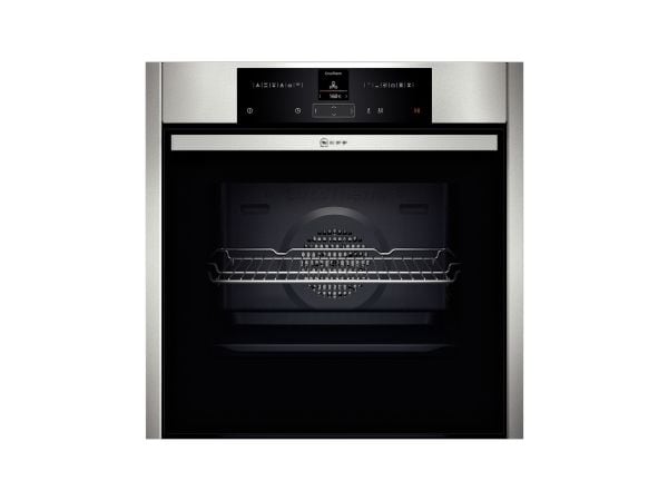 Neff N 70 B15CR22N1 - Ovn - innebygd - fordypning - bredde: 56 cm - dybde: 55 cm - høyde: 58.5 cm - med selvrens - Klasse A+ - rustfritt stål