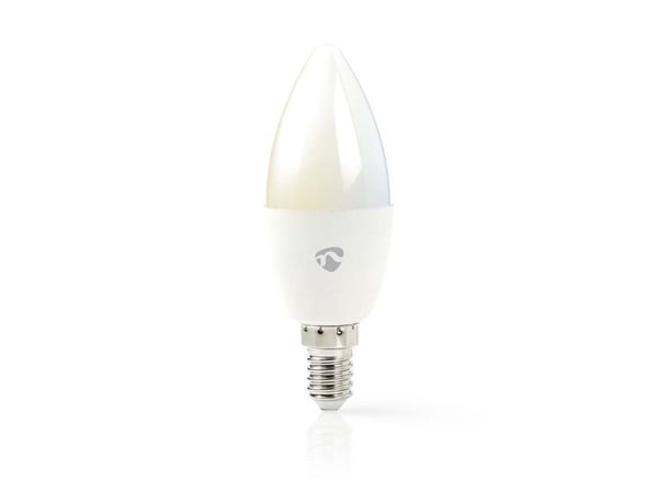 Nedis WIFILW10WTE14, 4,5 W, 35 W, E14, 350 lm, 25000 timer, Kjølig hvit, Varm hvit, Hvit