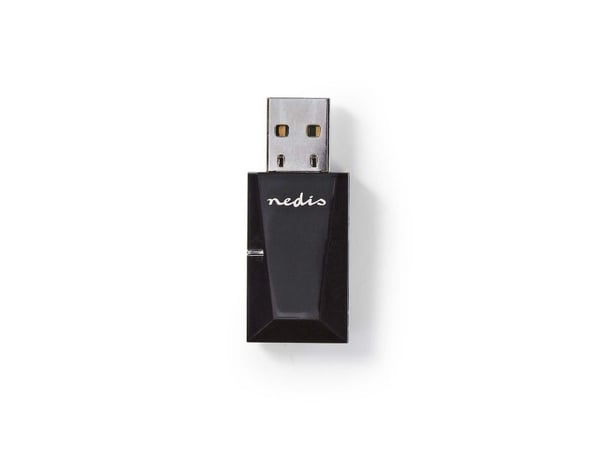Nedis WSNWM300BK, Trådløs, USB, WLAN, 300 Mbit/s, Sort