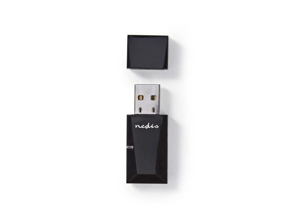 Nedis WSNWM300BK, Trådløs, USB, WLAN, 300 Mbit/s, Sort