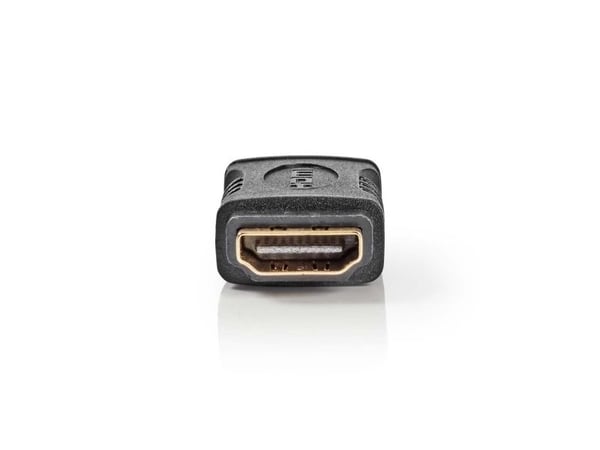 Nedis CVGB34900BK, HDMI Typ A (Standard), HDMI Typ A (Standard), Svart, Guld