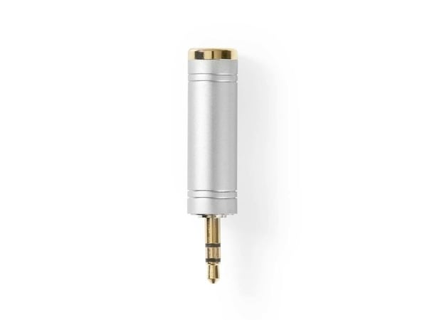 Nedis CAGC22935ME, 3.5 mm, 6.35 mm, Sølv