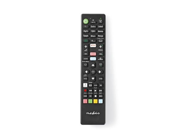 Nedis TVRC41SOBK, TV, IR Kabelfri, Trykknapper, Sort
