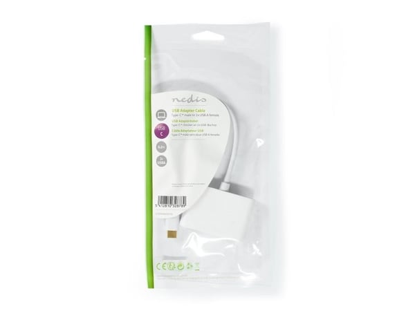 Nedis CCGP65960WT02, 3.2 Gen 1 (3.1 Gen 1), USB Type-A, USB Type-C