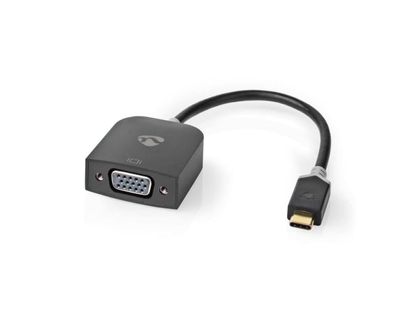 Nedis CCBW64852AT02, 3.2 Gen 1 (3.1 Gen 1), USB Type-C, VGA (D-Sub)-utgang, 1920 x 1200 piksler