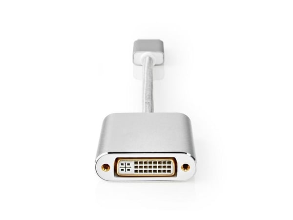Nedis CCTB37250AL02, 0,2 m, DisplayPort, DVI-D, Hankjønn, Hunkjønn, Rett