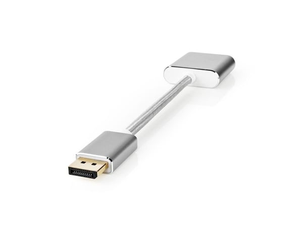 Nedis CCTB37250AL02, 0,2 m, DisplayPort, DVI-D, Hankjønn, Hunkjønn, Rett