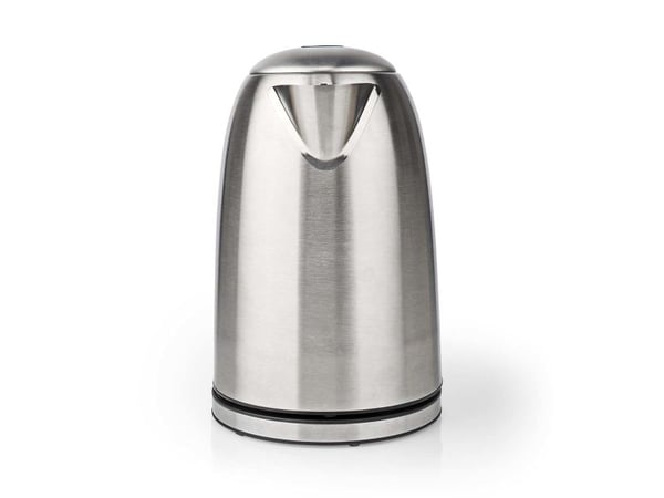 Nedis KAWK350EAL, 1,7 l, 2200 W, Sort, Sølv, Rustfritt stål, Vannivåindikator, Filtrering