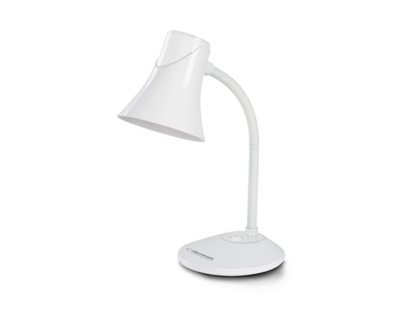 Esperanza E27 POLARIS ELD111W skrivebordslampe, hvit