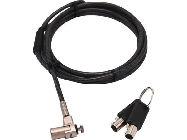 Dicota D31817, 2 m, Avain, Musta
