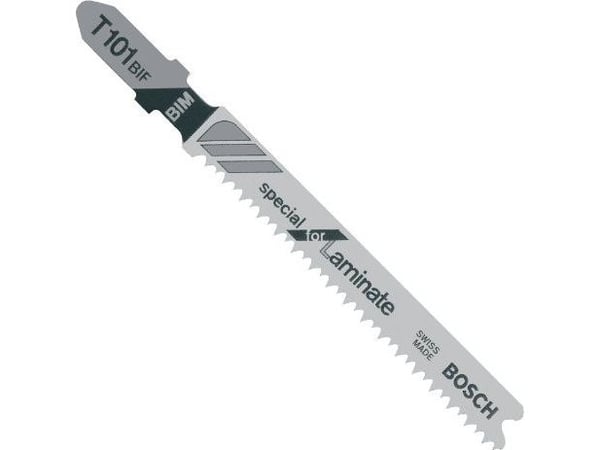 Bosch special for Laminate T 101 BIF - Stikksagblad - for tre, heltre, laminat, laminerte paneler, høytrykkslaminat (HPL), multiplex panels - 5 del...