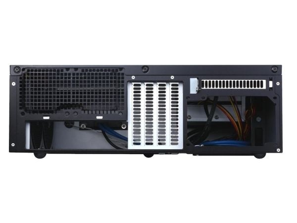 SilverStone Grandia GD06 - Tower - micro ATX - ingen strømforsyning - svart - USB/lyd