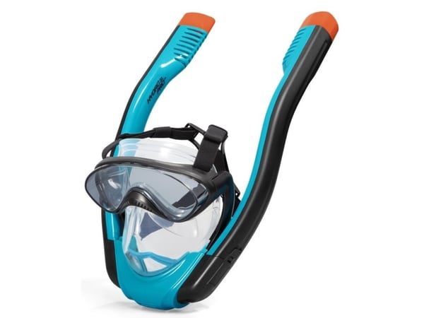 Bestway 24060, Voksen, Full ansiktsmaske, Sort, Blå, Oransje, Gjennomsiktig, S/M, /, 3730 mm