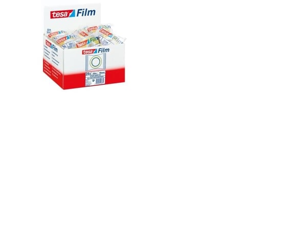 TESA Film Standart 19mm x 33m, 33 m, Läpinäkyvä, 19 mm