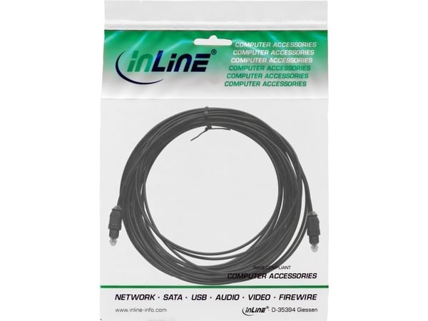 InLine 89921, Toslink, Hanstik, Toslink, Hanstik, 1 m, Lajittelu