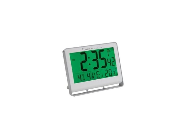 ALBA - Klokke - rektangulær - elektronisk - skrivebord, veggmonterbar - 20 x 15 cm