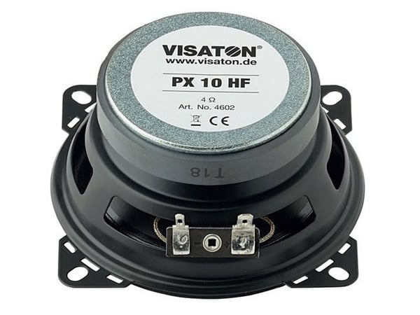 Visaton PX 10 HF, Full rekkevidde, 20 W, Rund, 30 W, 4 O, 70 - 13000 Hz
