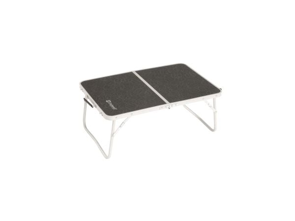 Outwell Heyfield Low Table, Sort, Hvit, Aluminium, Rektangulær form, 2 ben, 400 mm, 600 mm