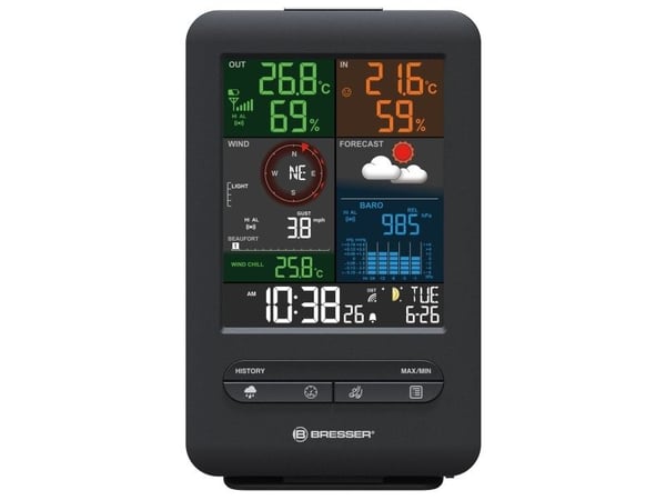 Bresser Optics 7002525, Inne hygrometer, Inne Termometer, Utendørs Barometer, Utendørs Fuktighetsmåler, Utendørs..., Barometer, Barometer, Hygromet...