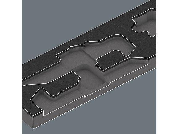 Wera 05150140001, L-formet hex-nøkkelsett, Metrisk, 20 stykker, 1.5,2,2.5,3,4,5,6,8,10 mm, 405 mm, 185 mm