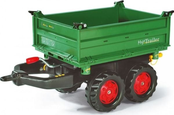 rolly toys rollyMega Trailer, Lekesemitrailer, 3 år, Sort, Grønn