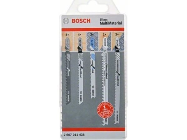 Bosch MONIMATERIAALINEN LEIKKAUSSARJA SETTI 15 OSAAJAA
