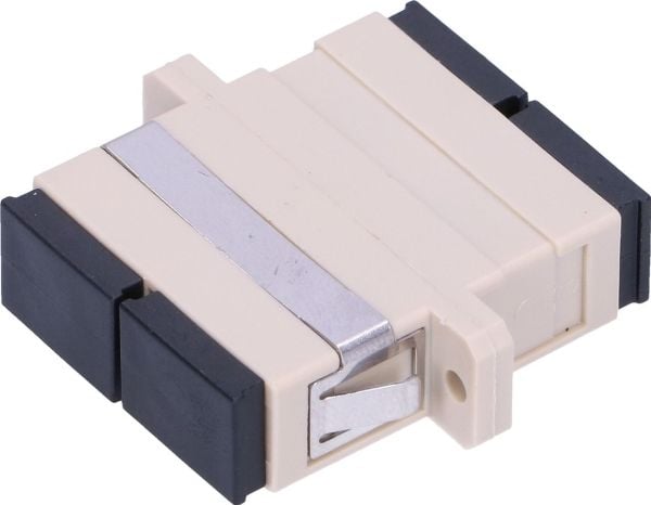 Extralink ADAPTER SC/PC SC/UPC MM DUPLEX - Adapter, SC/UPC, Naaras/naaras, Harmaa, Monitila