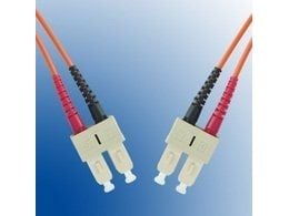 MicroConnect - Nettverkskabel - SC/PC-multimodus (hann) til SC/PC-multimodus (hann) - 50 m - fiberoptisk - 62,5 / 125 mikroner - OM1 - oransje