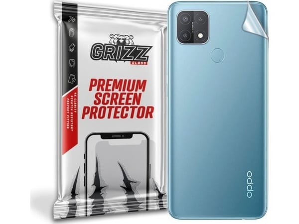 GrizzGlass beskyttelsesfolie bak Grizz Oppo A15
