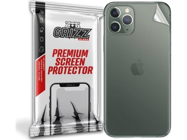 GrizzGlass beskyttelsesfolie til baksiden av Apple iPhone 11 Pro