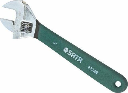 SATA justerbar fastnøkkel belagt 15"