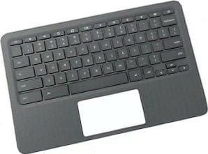 HP - Erstatningstastatur for bærbar PC - med styreplate - QWERTY - Storbritannia - med toppdeksel
