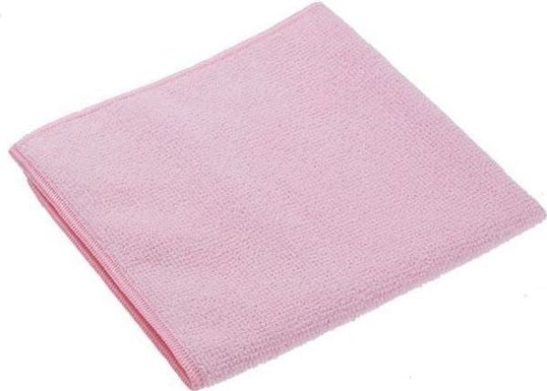 Mikrofiberklude, Vileda, Microtuff Swift rød 360mmx380mm, pakke a 5 stk
