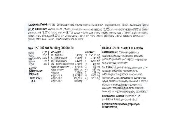4DOGS kjeks med pulver - sunne ledd 60 g