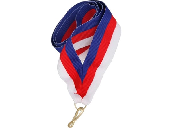 Victoria Sport -nauha 22 mm - sininen, punainen ja valkoinen Victoria Sport -nauha 22 mm - sininen, punainen ja valkoinen