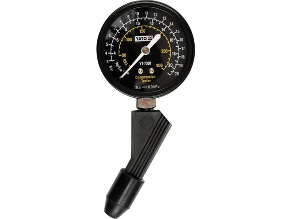 Yato YT-7300, 0 - 0,21°, Sort, 65 mm