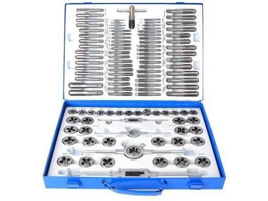 SILVER gjengeutstyr + gjenge-/tapsett sett 110 cz