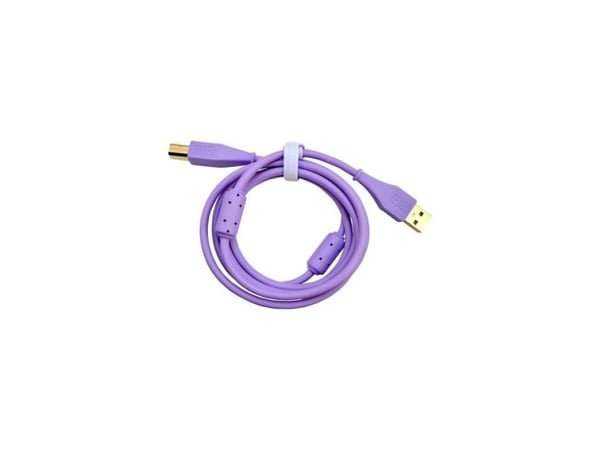 TECHTOOLS Chroma USB DJ-kaapeli 1,5 m suora violetti
