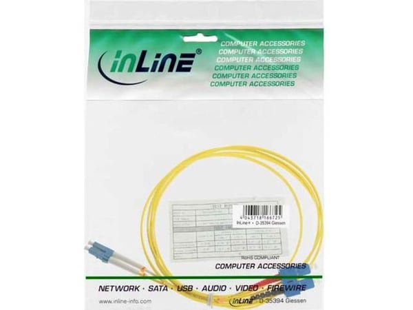 InLine 88656S, 0,5 m, OS2, 2x LC, 2x SC