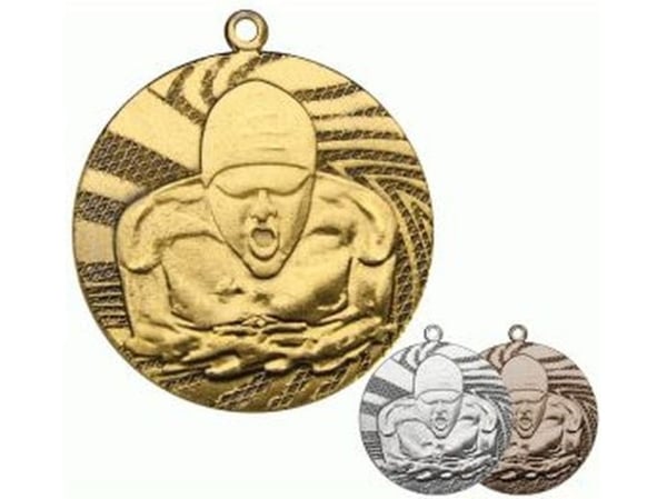 Victoria Sport-medalje gull - svømming - stålmedalje