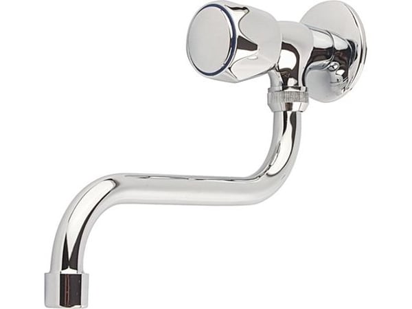 Perfexim utløpsventil med S-tut 1/2" krom (35-000-0003-000)