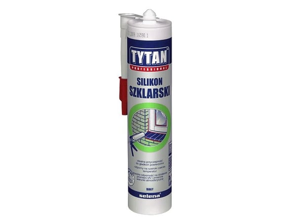 Tytan Titanas Hvit Glass Silikon 310 ml