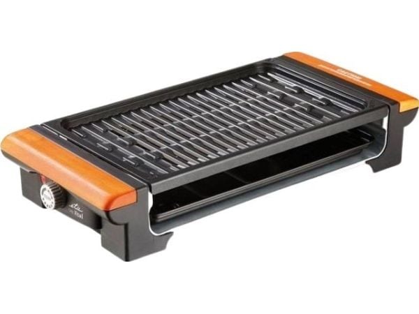 ETA Vital 1162 90000 - Grill - elektrisk - 857,75 cm2 - svart/tre