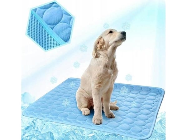Aptel KJØLEMATTE FOR HUND eller KATT blå 70x55cm AG447G