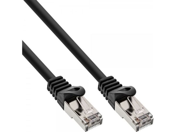 InLine B-72505S, 5 m, Cat5e, SF/UTP (S-FTP), RJ-45, RJ-45, Svart
