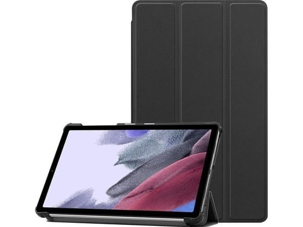 eSTUFF - Flipomslag til nettbrett - polyuretan, polykarbonat - sort - 8,7" - for Samsung Galaxy Tab A7 Lite