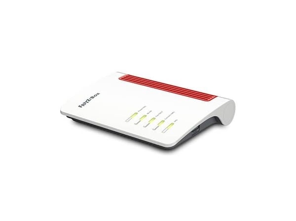 FRITZ!Box 7530 AX - Trådløs ruter - DSL-modem 4-portssvitsj - 1GbE - Wi-Fi 6 - Dobbeltbånd - VoIP-telefonadapter (DECT)
