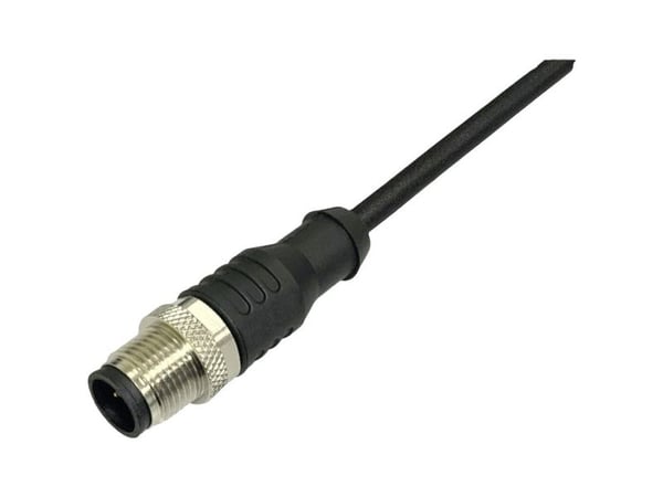 BKL Electronic 2702021 Anturin/toimilaitteen liitäntäkaapeli M12 pistoke, suora 2 m Navanumero (RJ): 4 1 kpl 1 kpl